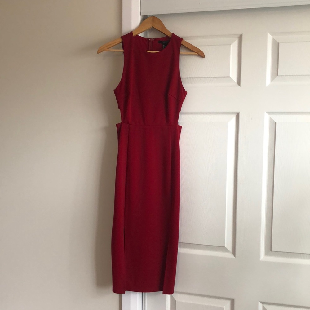Burgundy Cocktail Dress
